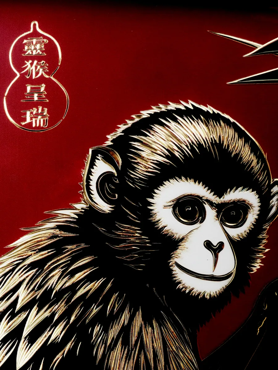 灵猴呈瑞 · 关键细节
