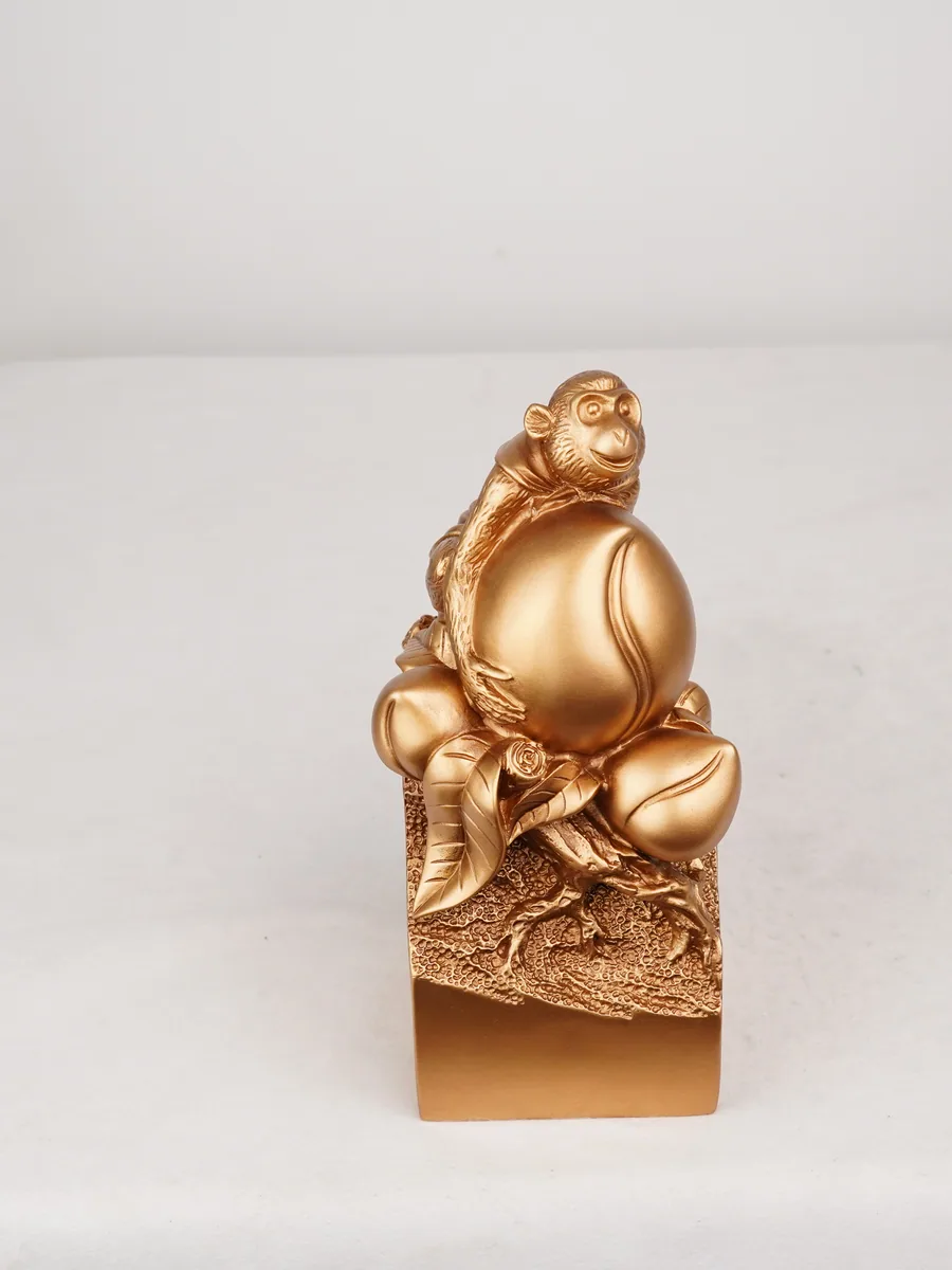 金猴抱福 · 整体