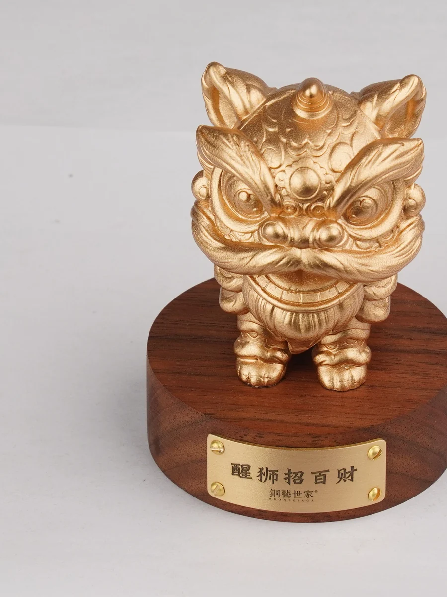 醒狮招百财 · 俯视细节